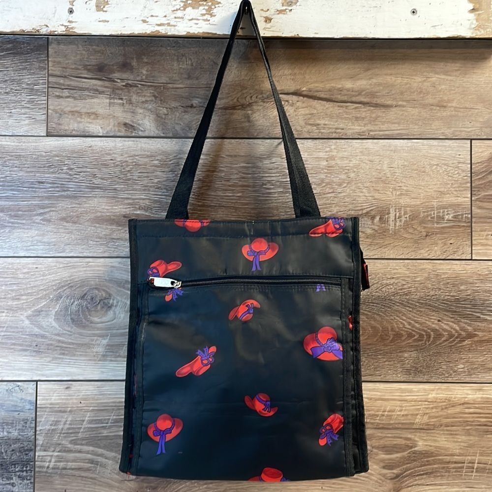 Red Hat Tote Bag Beach Bag Lunch Bag Overnight Bag - Picture 4 of 14